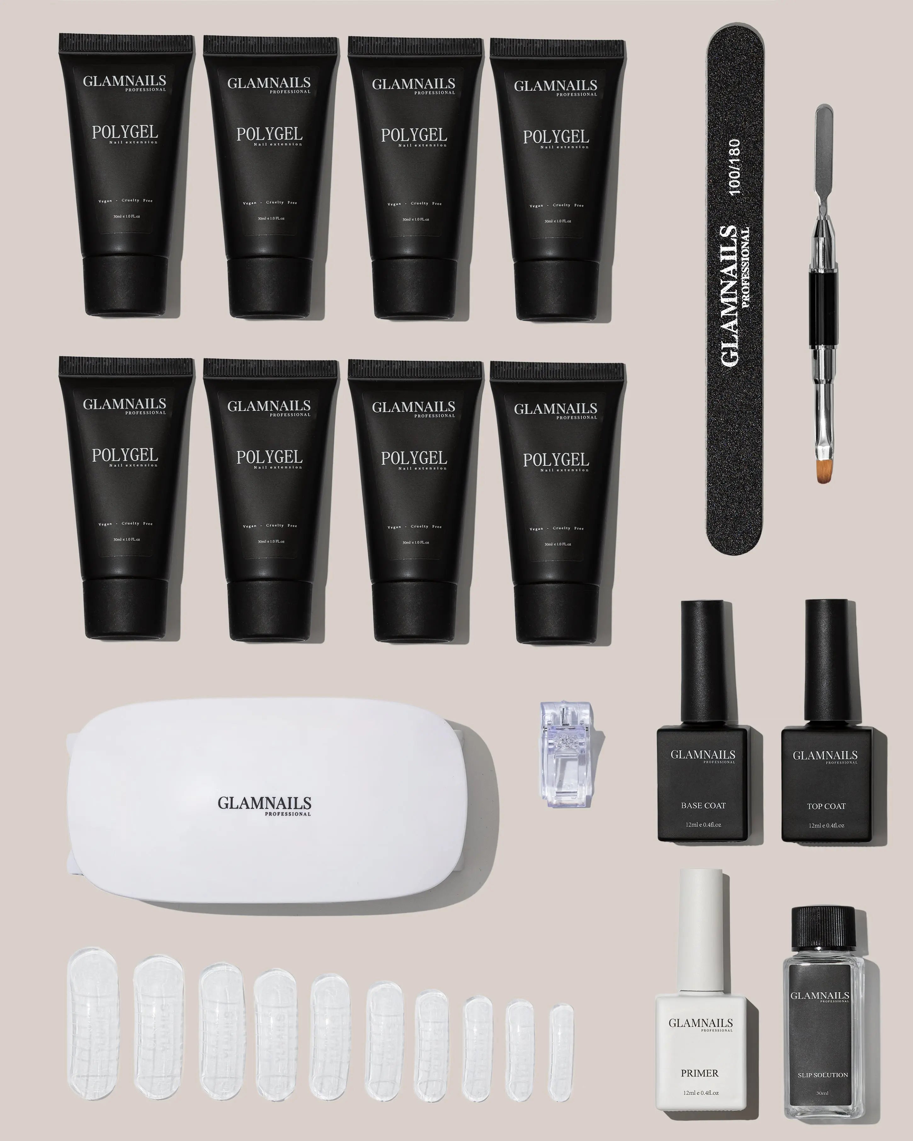 Glamnailsprofessional Gezondheid & beauty > Nagelverzorging > Nagelgel Black Friday | Polygel Starterset | 4+4 Gratis Kleuren