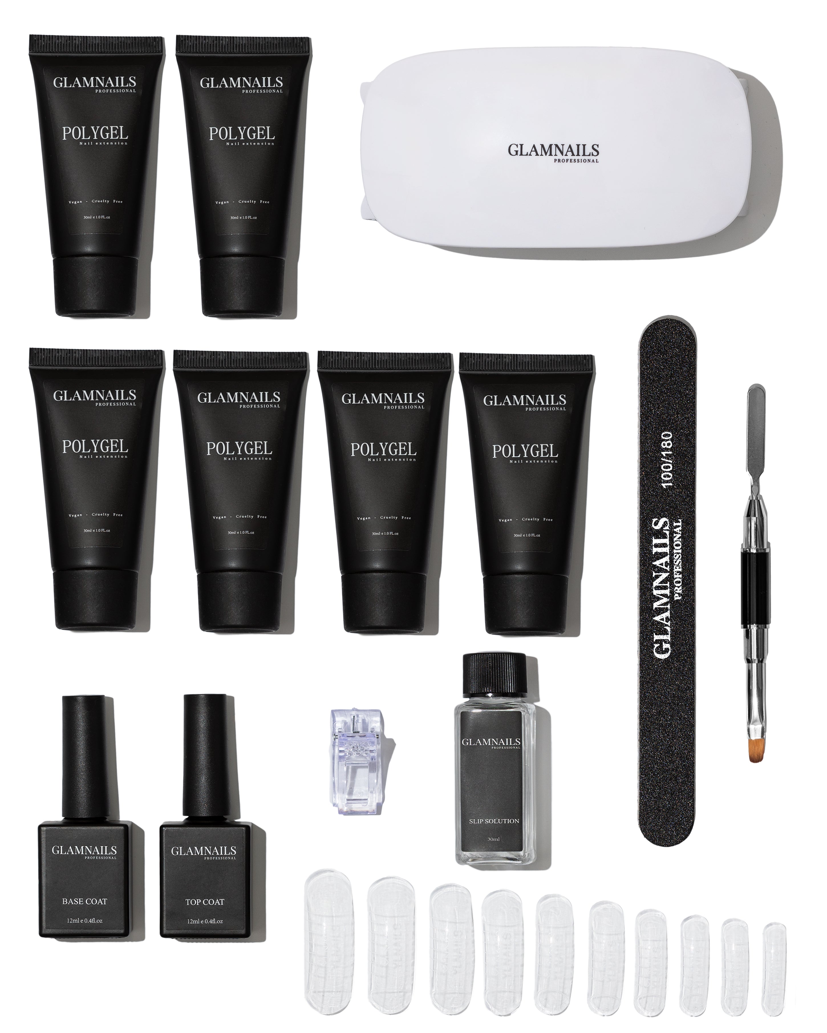 Glamnailsprofessional Gezondheid & beauty > Nagelverzorging > Nagelgel Polygel Starterset | 3+3 Gratis Kleuren