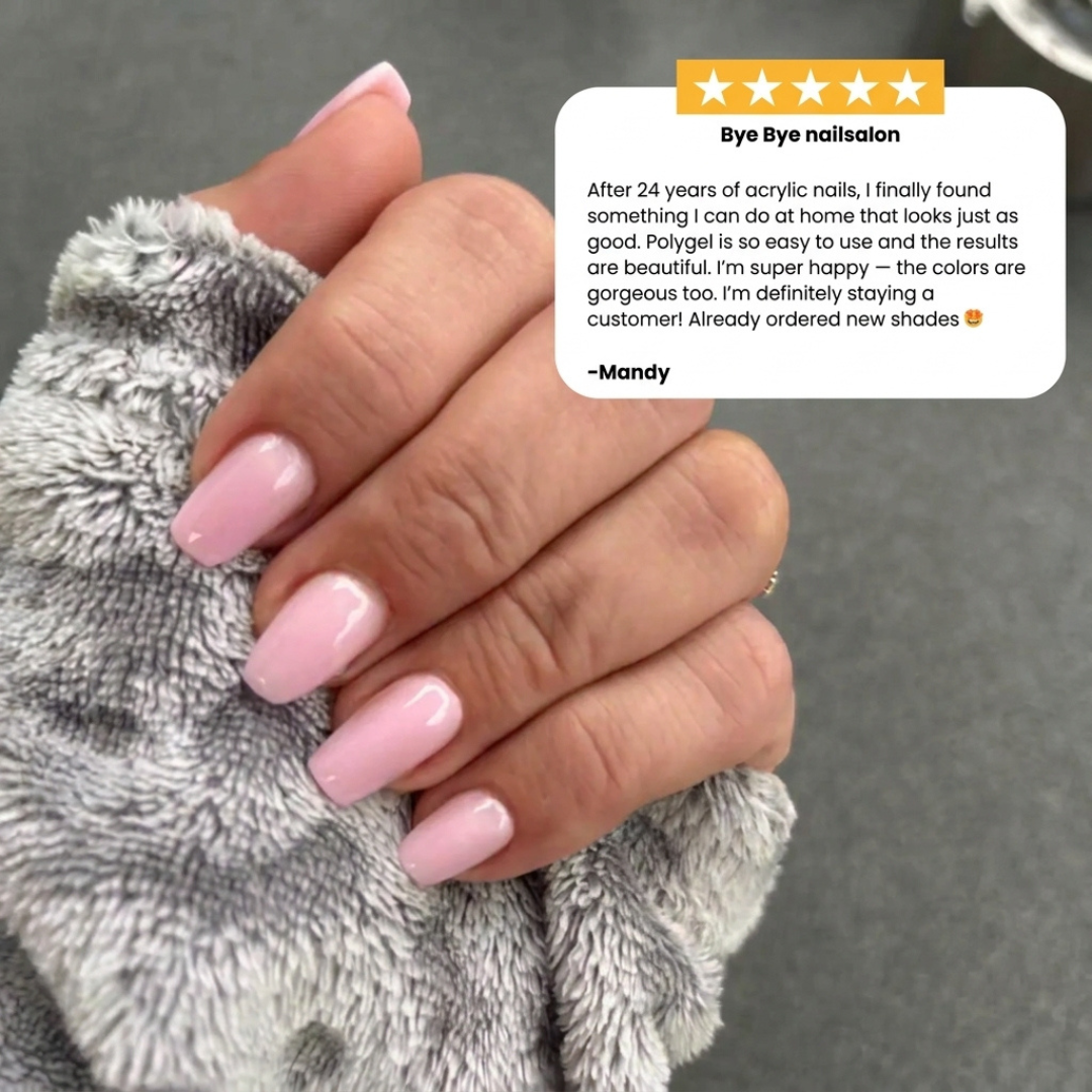 Polygel-startset | 2+2 gratis färger Glamnailsprofessional