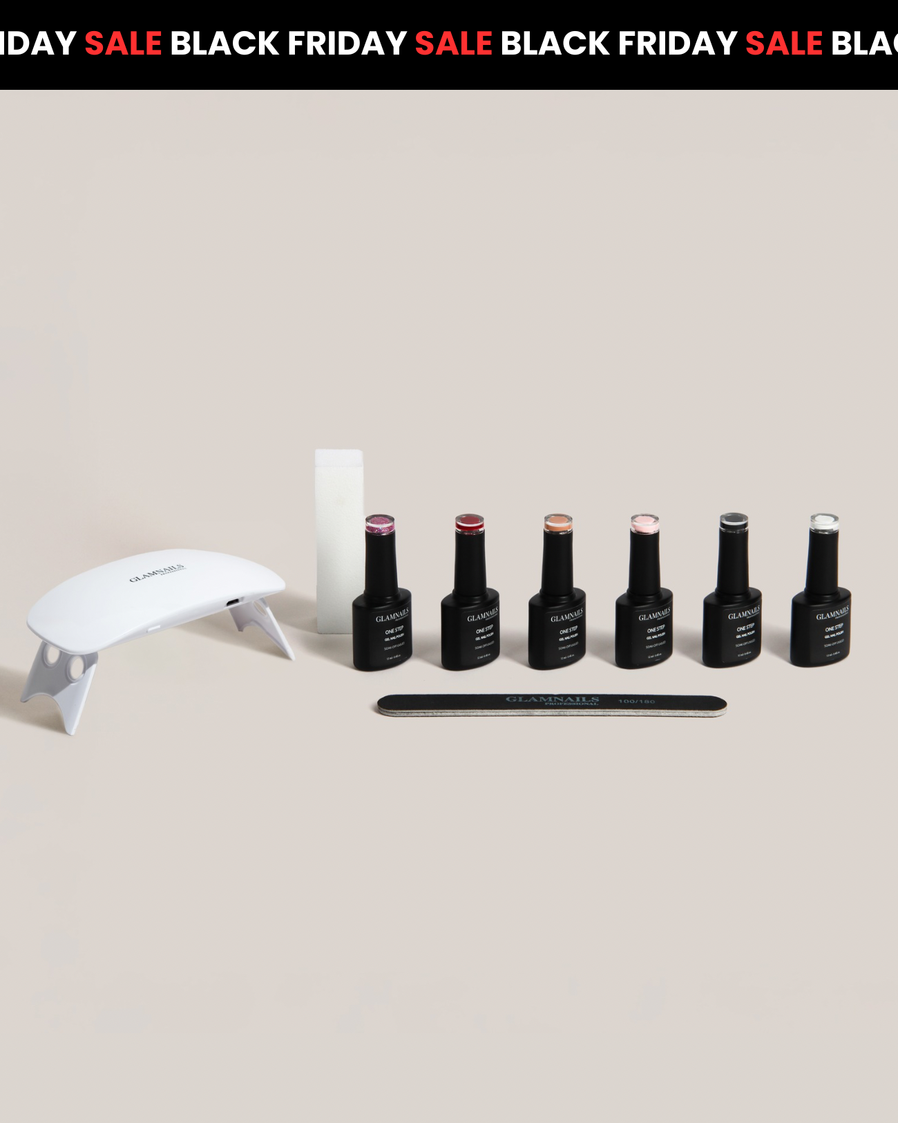 Glamnailsprofessional Gezondheid & beauty > Nagelverzorging > Nagelgel BFCM25 | 3-in-1 One Step Gellak Starterset | 3+3 Gratis Kleuren